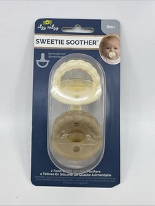 Itzy Ritzy Sweetie Soother- Silicone w Collapsible Handle & 2 Air Holes 2PK - Picture 1 of 3
