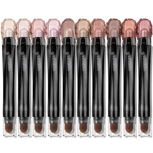 10 Farben Lidschatten Stick, Thrive Lidschatten Aufheller Stick Stift Set, Makeup - Bild 1 von 8