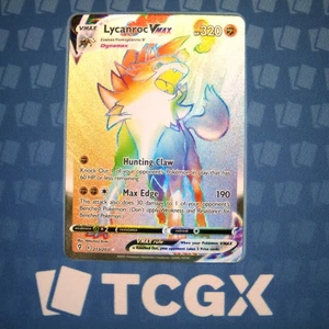 Pokemon - Lycanroc VMAX (Secret) - 213/203 - SWSH07: Evolving Skies - Holo NM - Picture 1 of 1