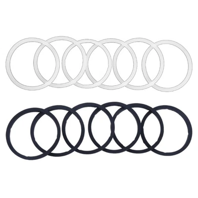 Pack of 6 Silicone Lid Replacements for Bottles Silicone Cup Waterproof Rings - Image 1 of 4
