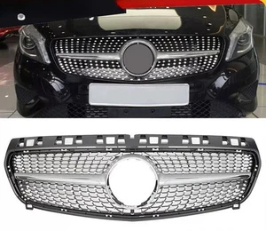For Mercedes-Benz A-Class W176 2013-2015 Diamond Style Front bumper Grille - Picture 1 of 5