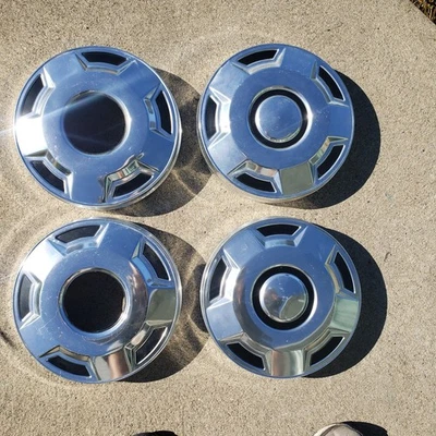 4x4 Set 4 Ford F150 Dog Dish Caps Truck Hubcaps 10.5  1977 1991 Half Ton - Image 1 of 4