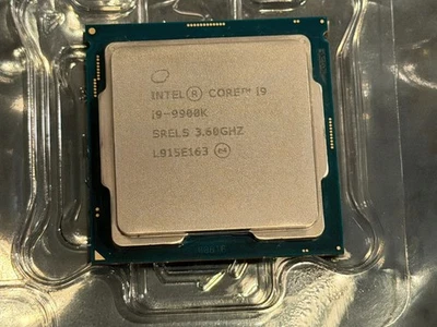 INTEL CORE i9-9900K 8 CORE 16 THREADS UNLOCKED CPU LGA1151 3.6GHz - Image 1 of 2