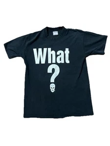 Stone Cold Steve Austin What? T-Shirt WWF Medium WWE Wrestling Read Vintage Y2K - Picture 1 of 9