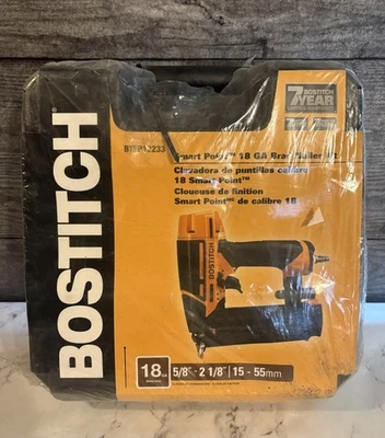 NEW BOSTITCH 2.125-IN X 18 GAUGE CLIP HEAD BRAD PNEUMATIC NAIL GUN KIT - Image 1 of 4