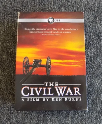 THE CIVIL WAR: A FILM BY KEN BURNS PBS HOME VIDEO DVD 6 DISC SET WITH SLIP COVER - Image 1 of 2