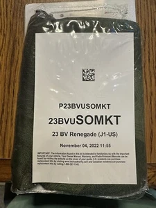 2023 JEEP RENEGADE OWNERS MANUAL KIT 23BVUSOMKT NEW SEALED COMPLETE OEM - Picture 1 of 2