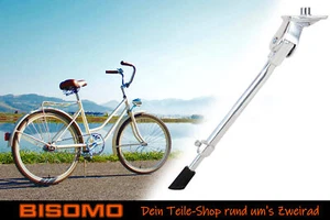 Fahrradständer 24 26 27 28 Zoll Seitenständer Fahrrad verstellbar Alu Gummifuß - Bild 1 von 6