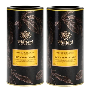 2 PACK - Whittard Of Chelsea Luxury Salted Caramel Hot Chocolate 350g - Picture 1 of 6