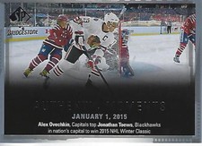 2015-16 SP Authentic #158 Alexander Ovechkin/Jonathan Toews AM 