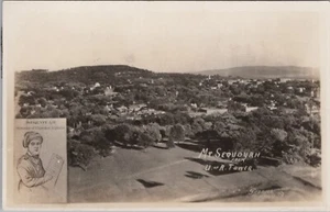 RPPC Postkarte Arkansas AR Mt. Sequoyah Vogelperspektive um 1924 Grabill Foto - Bild 1 von 2