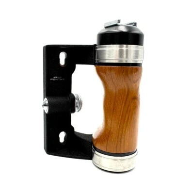 [MINT] Asahi PENTAX 67 Wood Hand Grip Hot Shoe for 6x7 67II Camera From JAPAN - Image 1 of 4