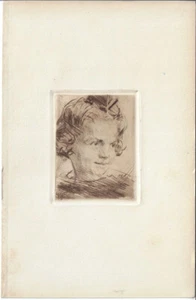 GEORG GELBKE: Mädchenkopf - Picture 1 of 1