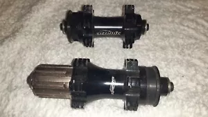 NOVATEC hubset shimano 10 speed disc brakes straight pull 24 spokes, 100/135 new - Picture 1 of 4