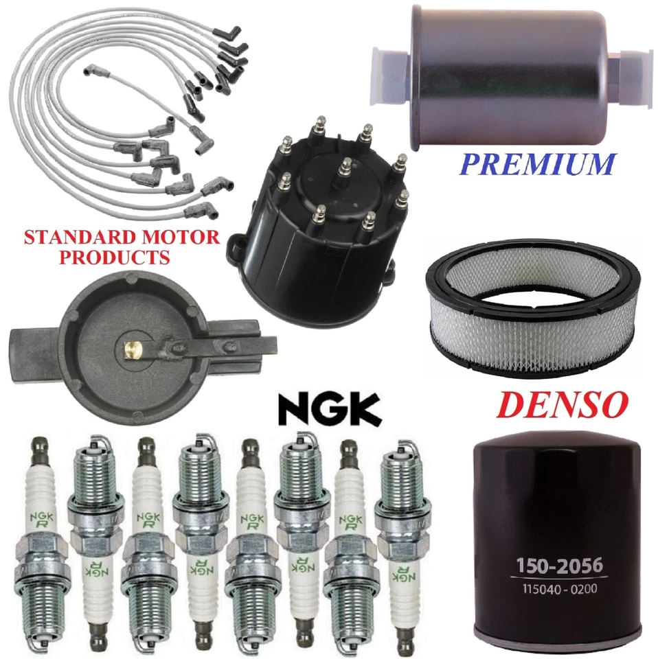 Kit de afinación filtros tapa cable bujías para Chevrolet V10 V8 5,0 L; TBI; 5,7 L 1987 Foto 1 de 1