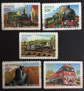 2004 150 Years Of Australian Railway P/S Used Set From Bulk Estate - Picture 1 of 1