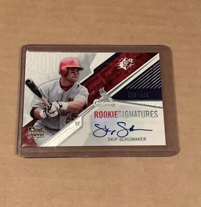 2006 UD SPx Skip Schumaker Rookie Signatures RC Auto Cardinals Marlins /999 Auto - Bild 1 von 2