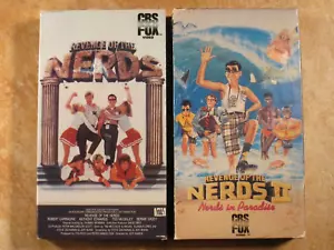REVENGE OF THE NERDS & II VHS NOT 1992/96 20TH CENTURY FOX 1ST EDS 1985/87 CBS - Foto 1 di 8