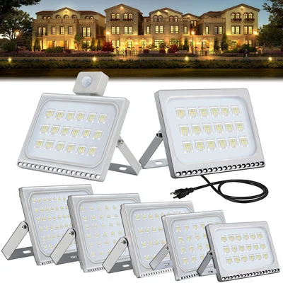 VIUGREUM LED Flood Light 500Watt 300W 200W 150W 100W 50W 30W Outdoor Flood Light Fixtures