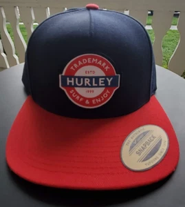 Hurley Hat flat bill Snap Back Blue / Red Hat "Underground" - Picture 1 of 5