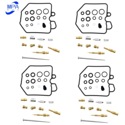 Juego de 4 Kit de Reconstrucción de Reparación de Carburador para Honda CB750C CB750K CB750SC 80-83 Foto 1 de 4