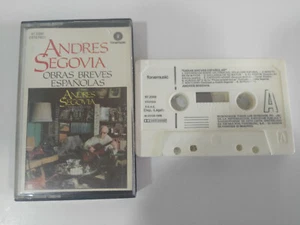 Andres segovia Works Brief Spanish 1986 Fonomusic - Cinta Tape Cassette - Picture 1 of 3