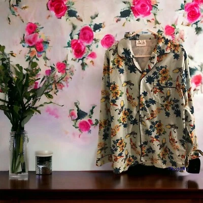 Batman Robin Hawaiian Palm Tree  Pajamas Long Sleeve/Pants Size Adult Large NWT - Image 1 of 4