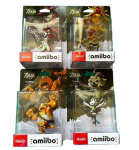 Juego de 4 amiibo The Legend of Zelda Tears of the Kingdom Tulin Yunobo Sidon Riju - Imagen 1 de 6
