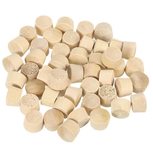Tapones de orificio de bolsillo, 50 piezas 1/2 pulgada - tapones de madera de cabeza redonda para orificios de tornillo - Imagen 1 de 5