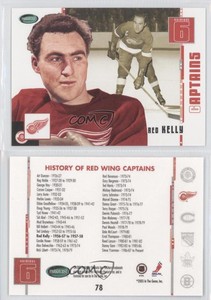 2003-04 Parkhurst Original Six Detroit Red Wings Captains Red Kelly #78 HOF