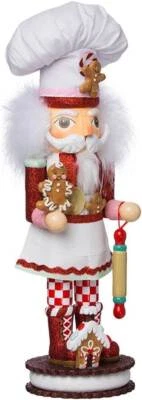 Kurt Adler HA0325 - Gingerbread "Chefkoch" Nussknacker, Größe 15" (38 cm) - Bild 1 von 4
