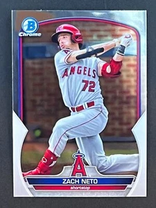 ZACH NETO 2023 Bowman Chrome #BCP-64 Angels - Picture 1 of 2