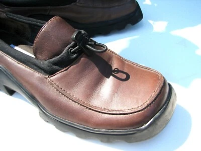 CRAZY HORSE by LIZ CLAIBORNE BROWN LEATHER SHOES  7.5 M - Image 1 of 4