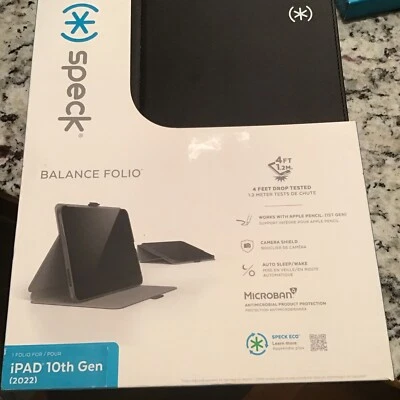 Speck Balance Folio Case for 11-inch iPad Pro 2018-2021 iPad Air 2020 Black - Image 1 of 4