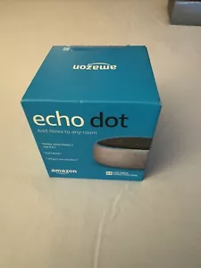 Amazon Echo Dot 3rd Generation Heather Gray - Picture 1 of 5