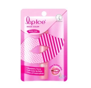 Mentolatum LipIce Magic Sheer Color Change Fragola Umidità Illumina Labbra 2g - Foto 1 di 18