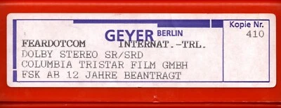 Kino # 35mm # Trailer # FearDotCom # Flat # Int.-Trailer # 2002 - Bild 1 von 4