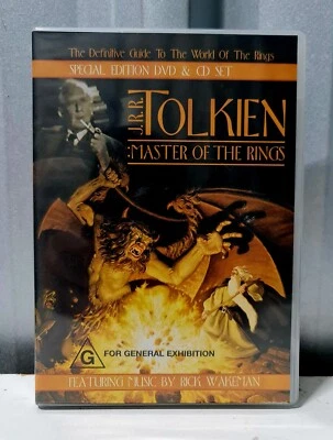 J.R.R. Tolkien: Master Of The Rings - Region Free DVD + CD Set, 2001. - image 1 of 4