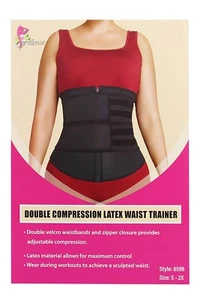 FULLNESS Scultura Doppia Compressione Vita S M L XL 2XL Nero 8598 - Foto 1 di 2