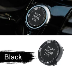 Noir Start Stop Bouton de moteur Crystal Pour BMW E90 E91 E92 E93 E60 E70 E71 - Picture 1 of 5