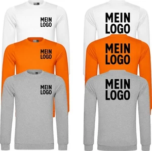 Firmensweat Arbeitssweat Shirt mit 2x Druck Sweatie, Arbeitsbekleidung, Werbung - Bild 1 von 8