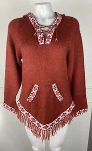 Cappuccio da maglione da donna Alpaca Connection manica lunga taglia S M ~ COMODO ~ - Foto 1 di 8