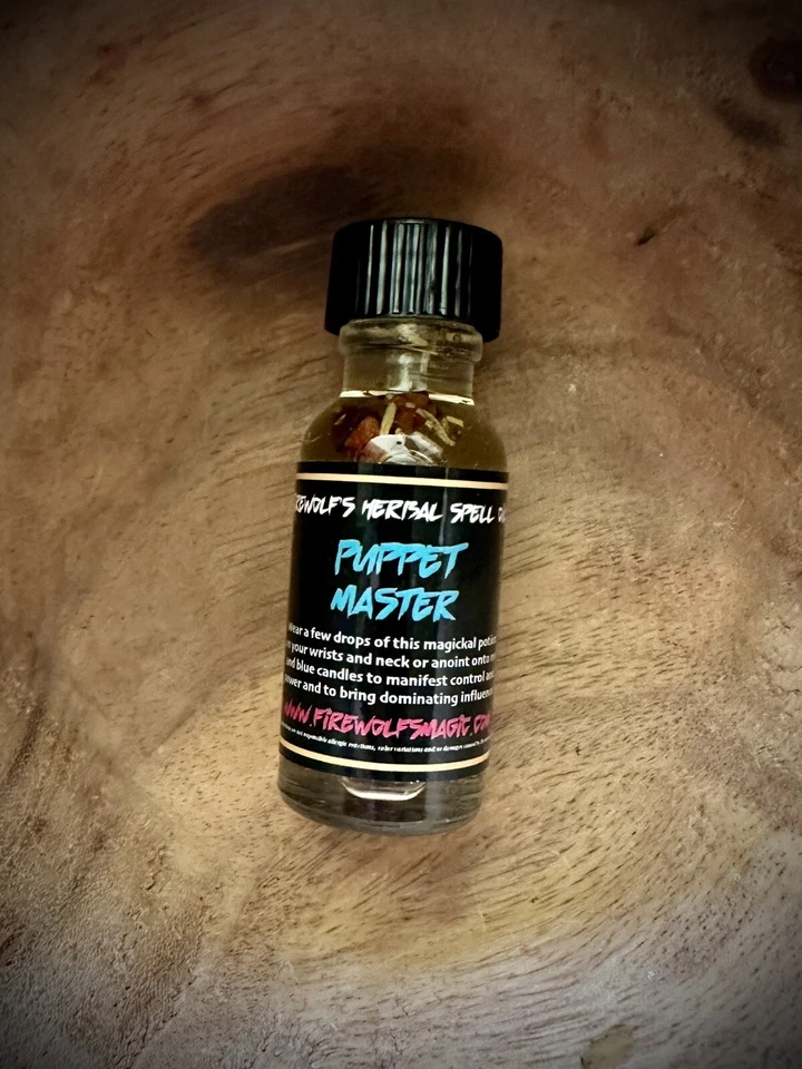 Ритуальное масло Puppet Master Magick - ручной работы, органическое, колдовство, худу, викка - Изображение 1 из 1