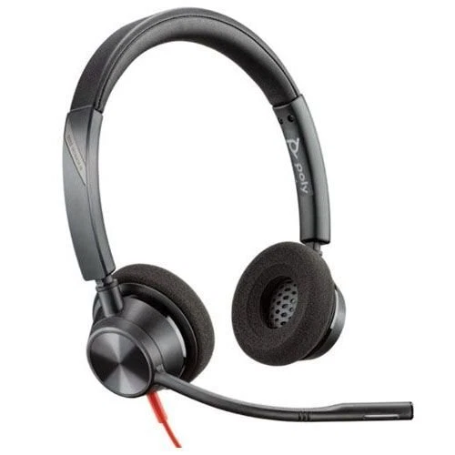 POLY Plantronics Blackwire 3320 USB Kabel Zwei Ohr Headset Stereo Teams Zoom - Bild 1 von 1