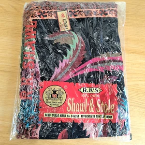Mantón de lana Essma Cachemira Pashmina en embalaje original - Imagen 1 de 9
