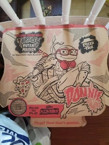 Pizza Hut Teenage Mutant Ninja Turtles Mutant Mayhem donatello Box mittlere Größe  - Bild 1 von 3