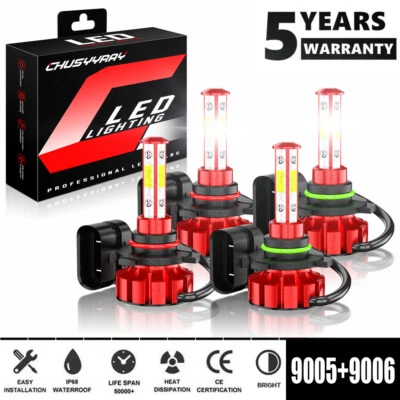 Para Lincoln Navigator 2003-2006 Combo LED Faro Hi-Lo Kit de Bombillas de Haz Foto 1 de 4