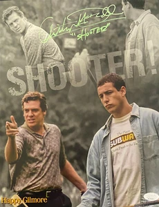 FOTO 11x14 firmata Christopher McDonald "Tiratore" Insc Happy Gilmore JSA - Foto 1 di 3