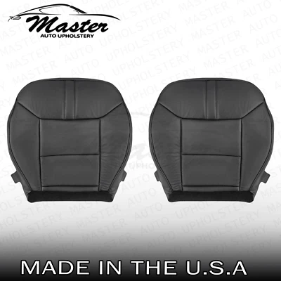 Fundas de asiento de vinilo negras inferiores para conductor y pasajero Hummer H2 2008 2009 Foto 1 de 4