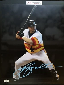 Jeff Bagwell Signed Autographed 11x14 Photo Houston Astros JSA COA Authentic - Picture 1 of 1